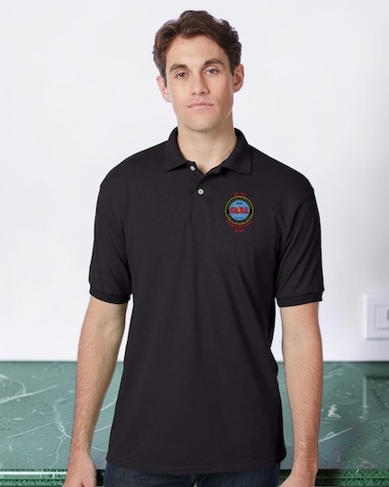 CARA Ham Radio EcoSmart® Jersey Polo With Printed Logo